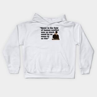 Winston Churchill Quotes Kids Hoodie